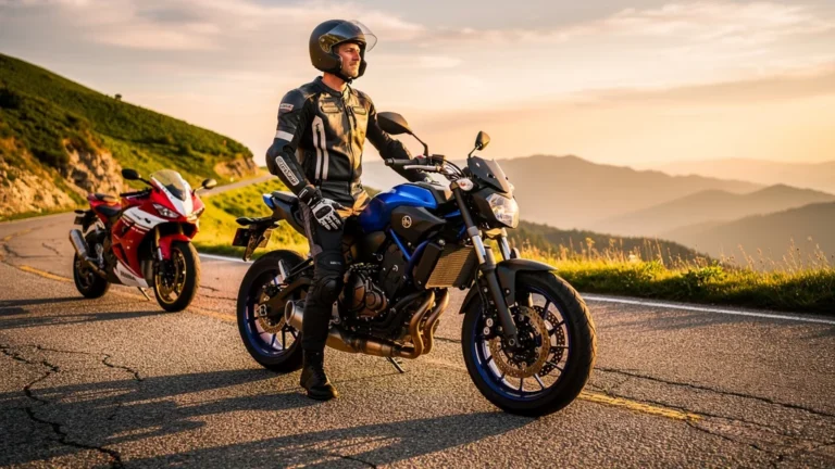 Comparaison réaliste entre Roadster MT-07 et sportive A2, témoignage de première grosse moto