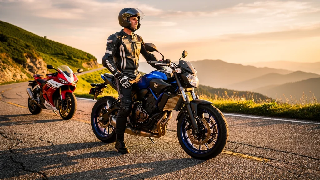 Comparaison réaliste entre Roadster MT-07 et sportive A2, témoignage de première grosse moto